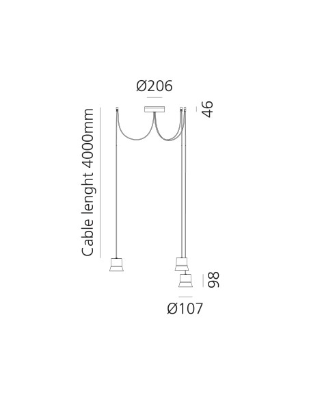 Artemide Giò Light Cluster Lámpara de suspensión