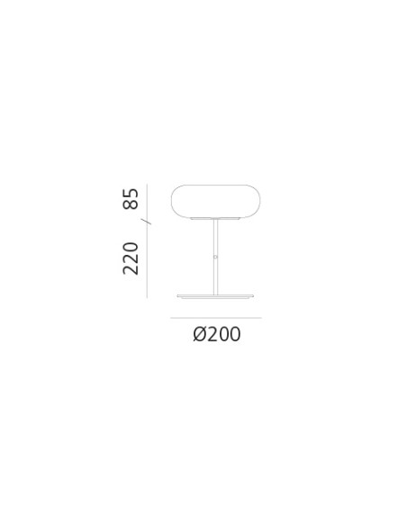 Artemide Itka Table Stem Lámpara de sobremesa