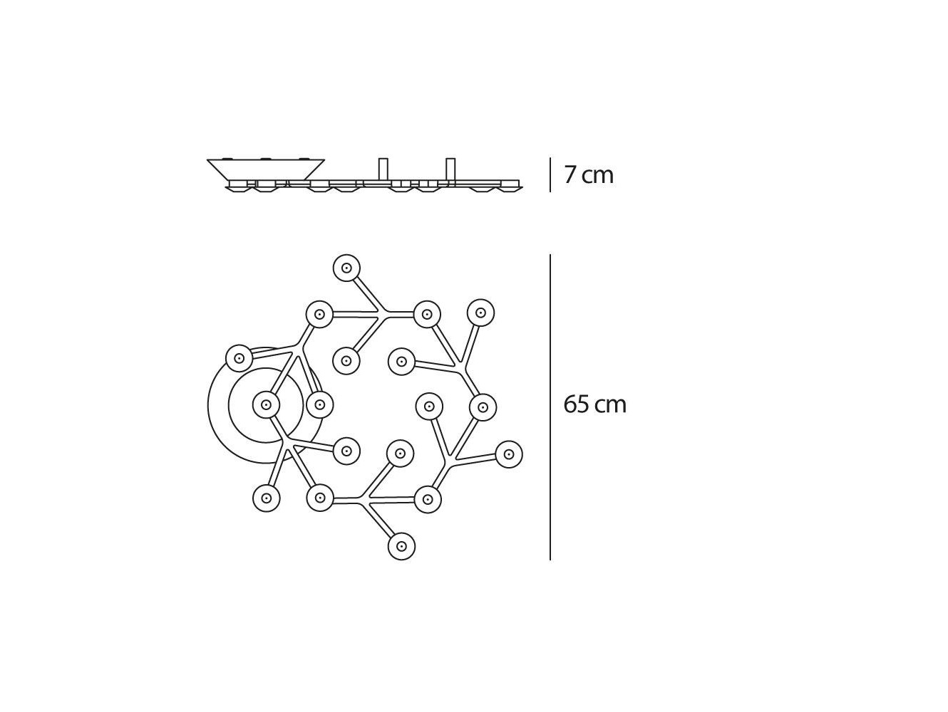 Artemide Led Net Circle Lámpara de techo