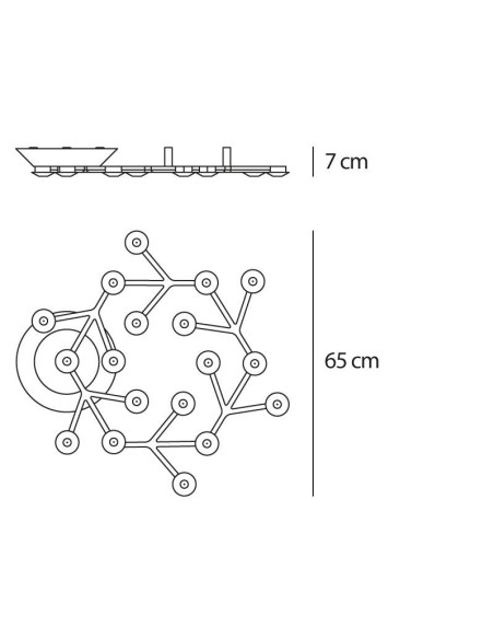 Artemide Led Net Circle Lámpara de techo