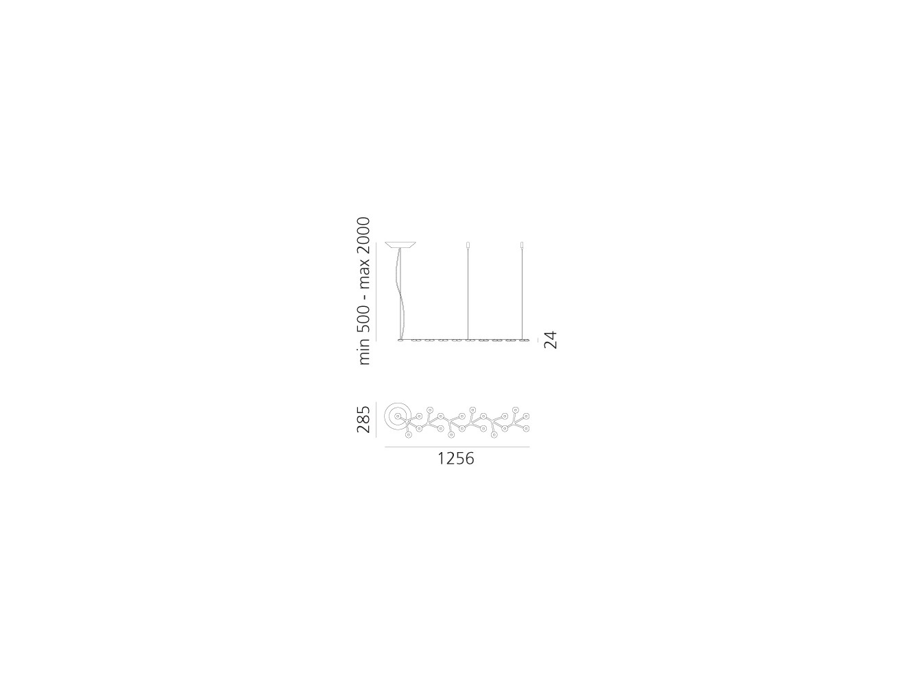Artemide Led Net Line 125 Lámpara de suspensión