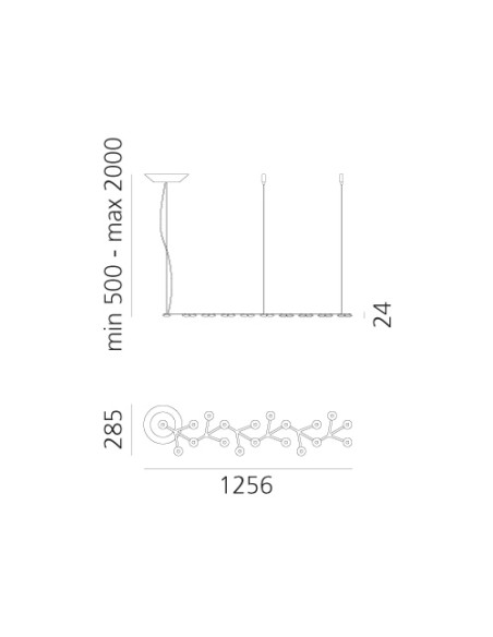 Artemide Led Net Line 125 Lámpara de suspensión