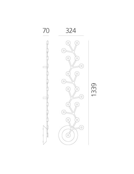 Artemide Led Net Line 125 Lámpara de techo