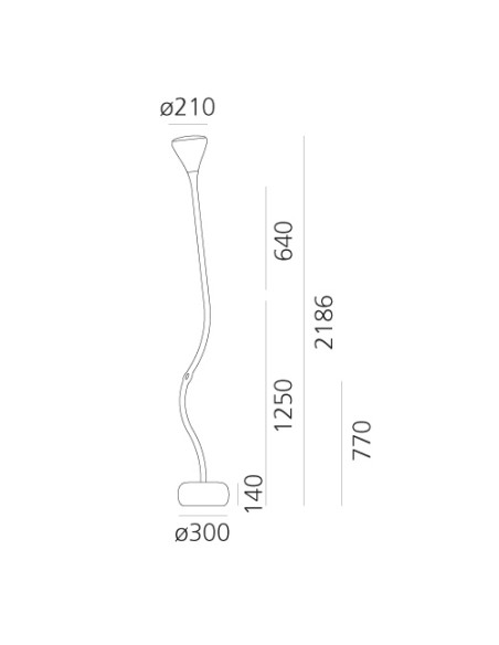 Artemide Pipe Lámpara de pie