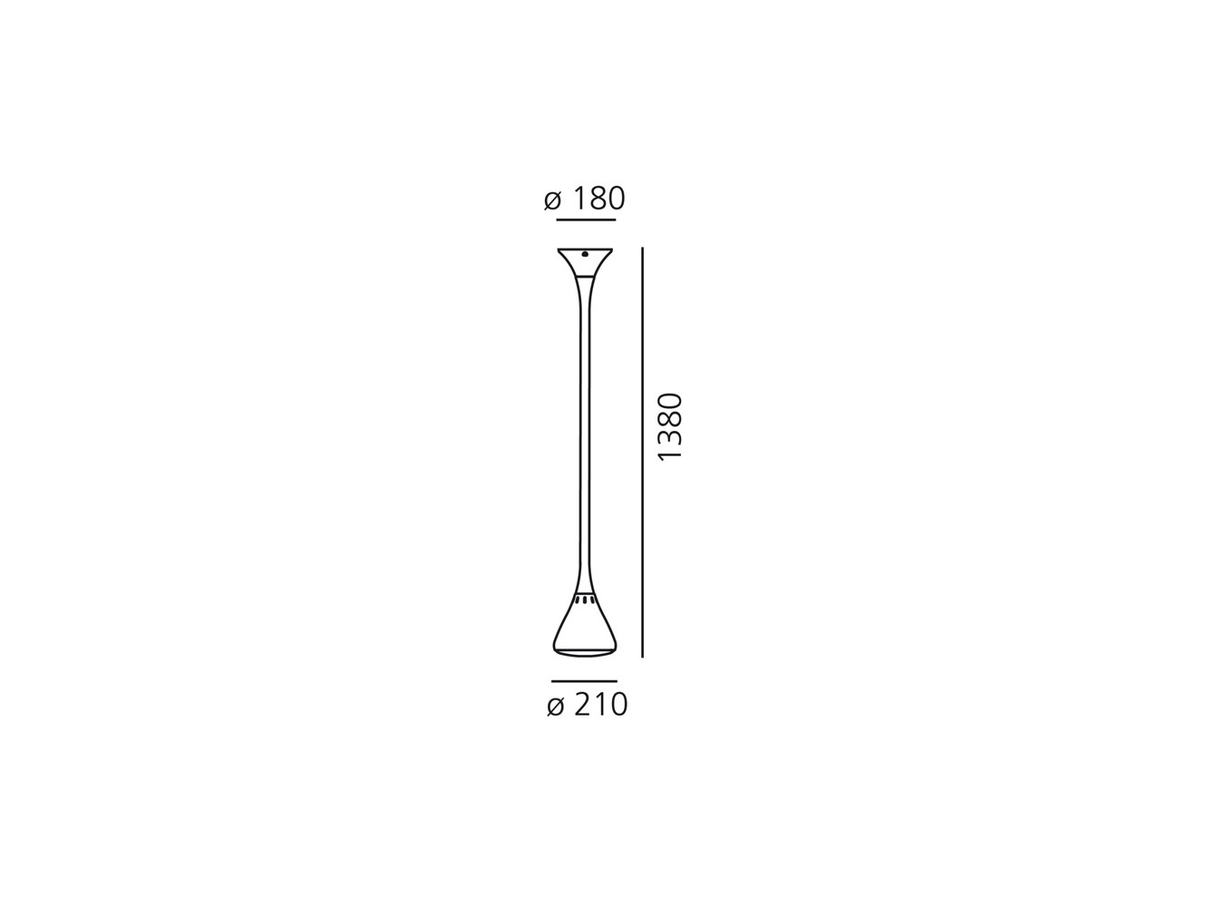 Artemide Pipe Lámpara de suspensión