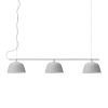 Muuto Ambit Rail Lamp lámpara de suspensión 3x60W E14 gris (hasta fin de existencias)