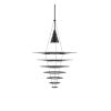 Louis Poulsen ENIGMA 825 lámpara de suspensión LED-DA 3K BLACK CLI