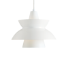 Louis Poulsen lámpara de suspensión DOO-WOP 60W E27 BLANCO