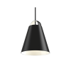 Louis Poulsen lámpara de suspensión ABOVE 250 60W E27 negro