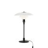 Louis Poulsen PH 3/2 lámpara de sobremesa (cromo negro/blanco) Incandescencia E14 40W