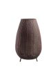 Bover Amphora 03 lampara de pie Outdoor Rattan Regulable (con anclaje)
