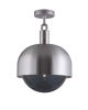 Buster + Punch Forked Shade Large Globe Ahumado lámpara de techo Acero