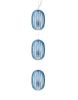Foscarini Plass Media lámpara de suspensión Triple Azul claro DESCATALOGADO
