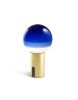 Marset DIPPING Light Lámpara de sobremesa  Portable Azul- Latón cepillado