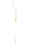 Marset Ambrosia V 130 lámpara de techo-pie 28,8W Oro mate 3000K