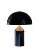 Oluce lámpara de sobremesa Atollo Tamaño grande Negro
